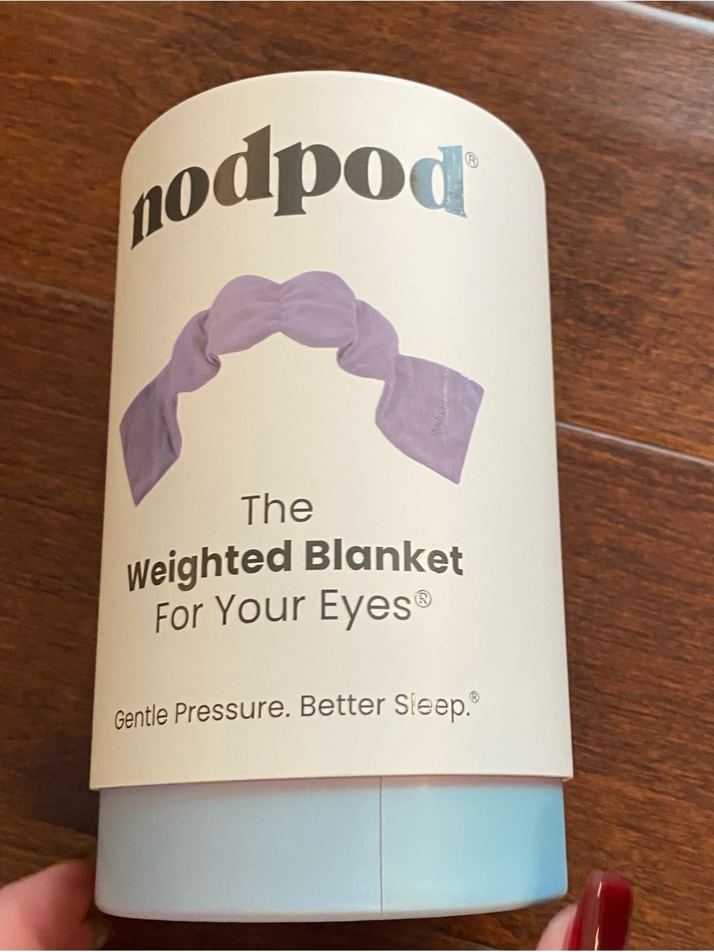 NWT Nodpod The Weighted Blanket For Your Eyes Sleep Mask - Wisteria Purple